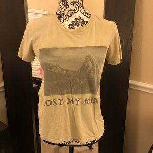 Faded yellow T-shirt